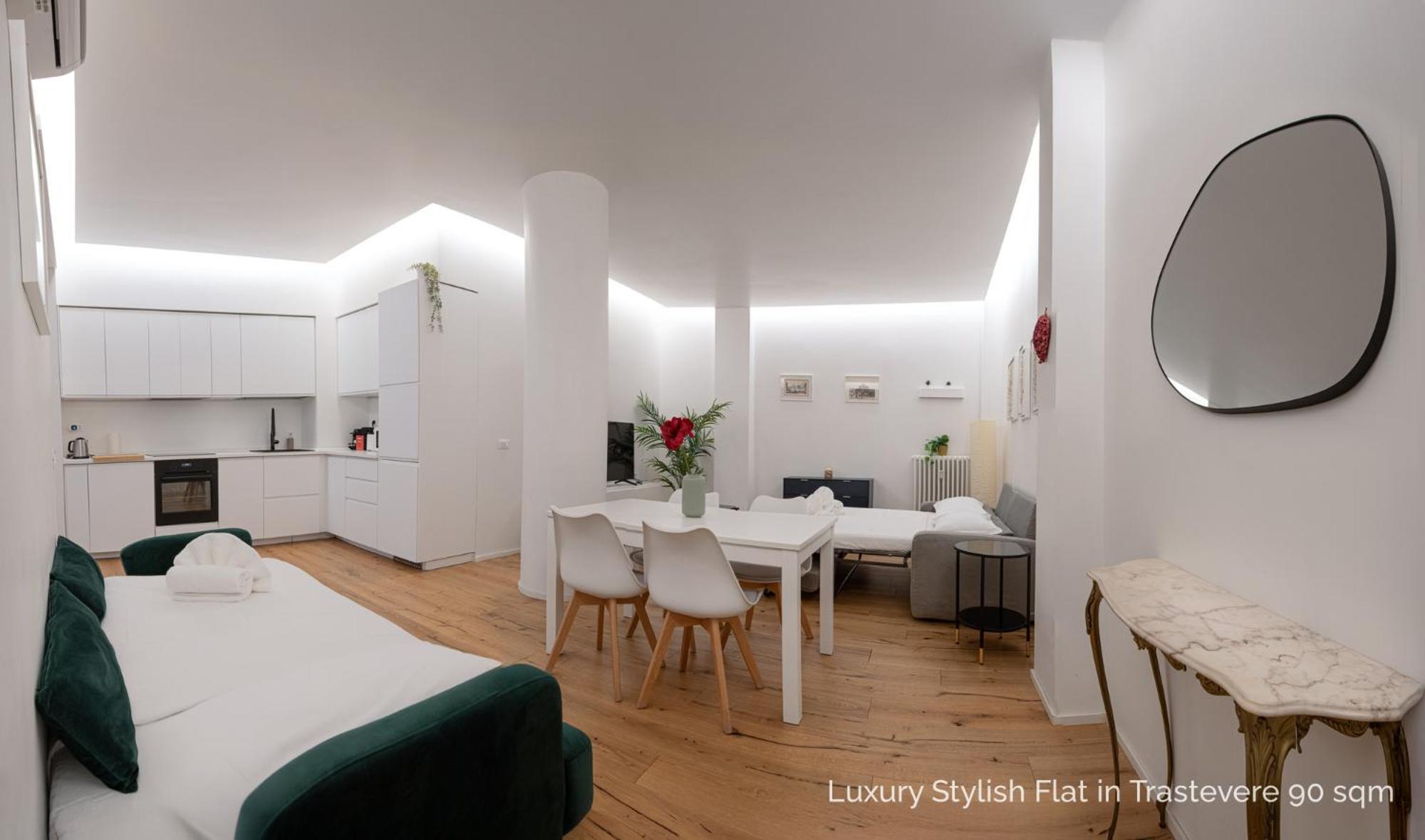 La Dolce Vita - Luxury Stylish Flats In Trastevere 70-90Sqm Рим Екстериор снимка