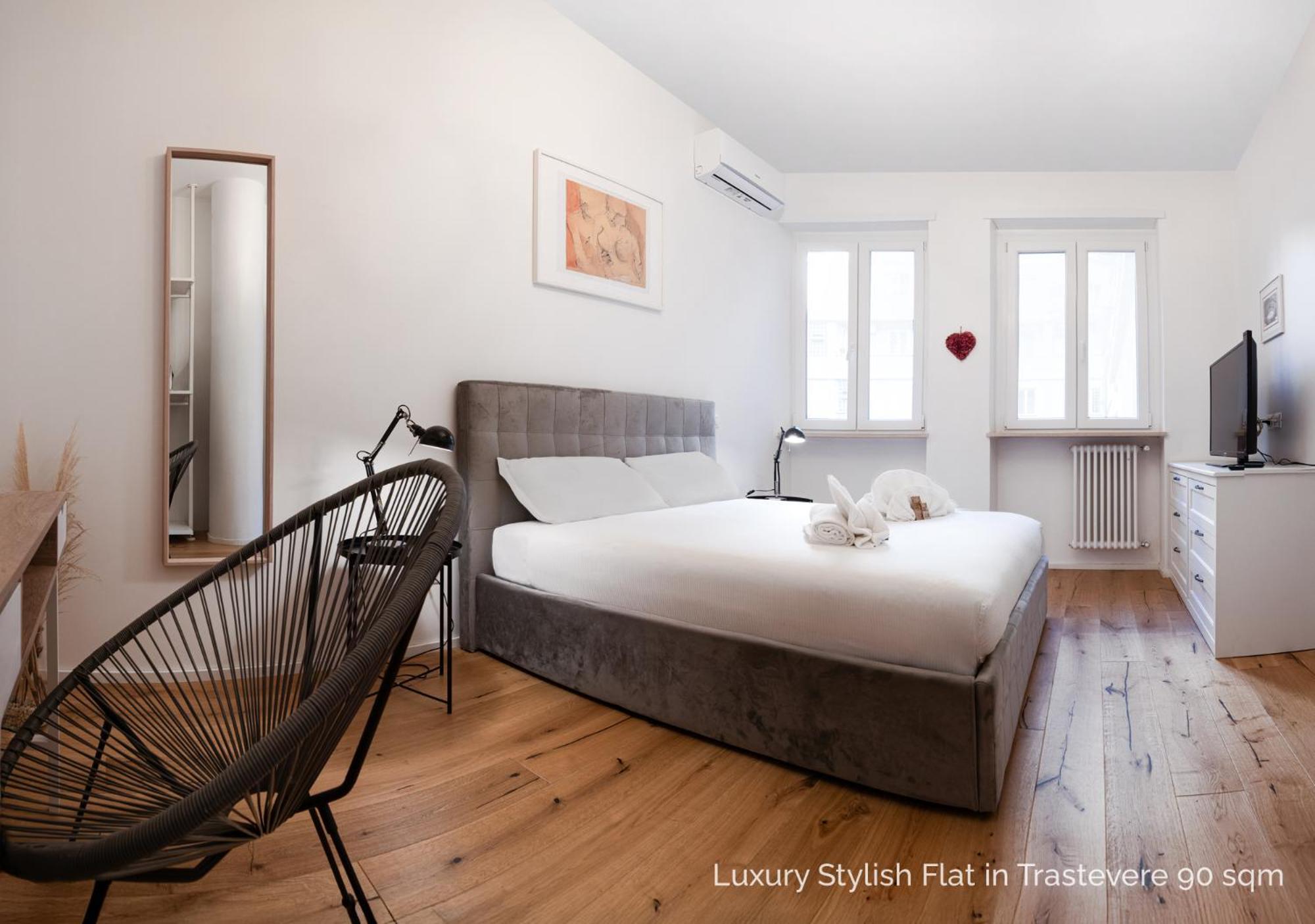 La Dolce Vita - Luxury Stylish Flats In Trastevere 70-90Sqm Рим Екстериор снимка