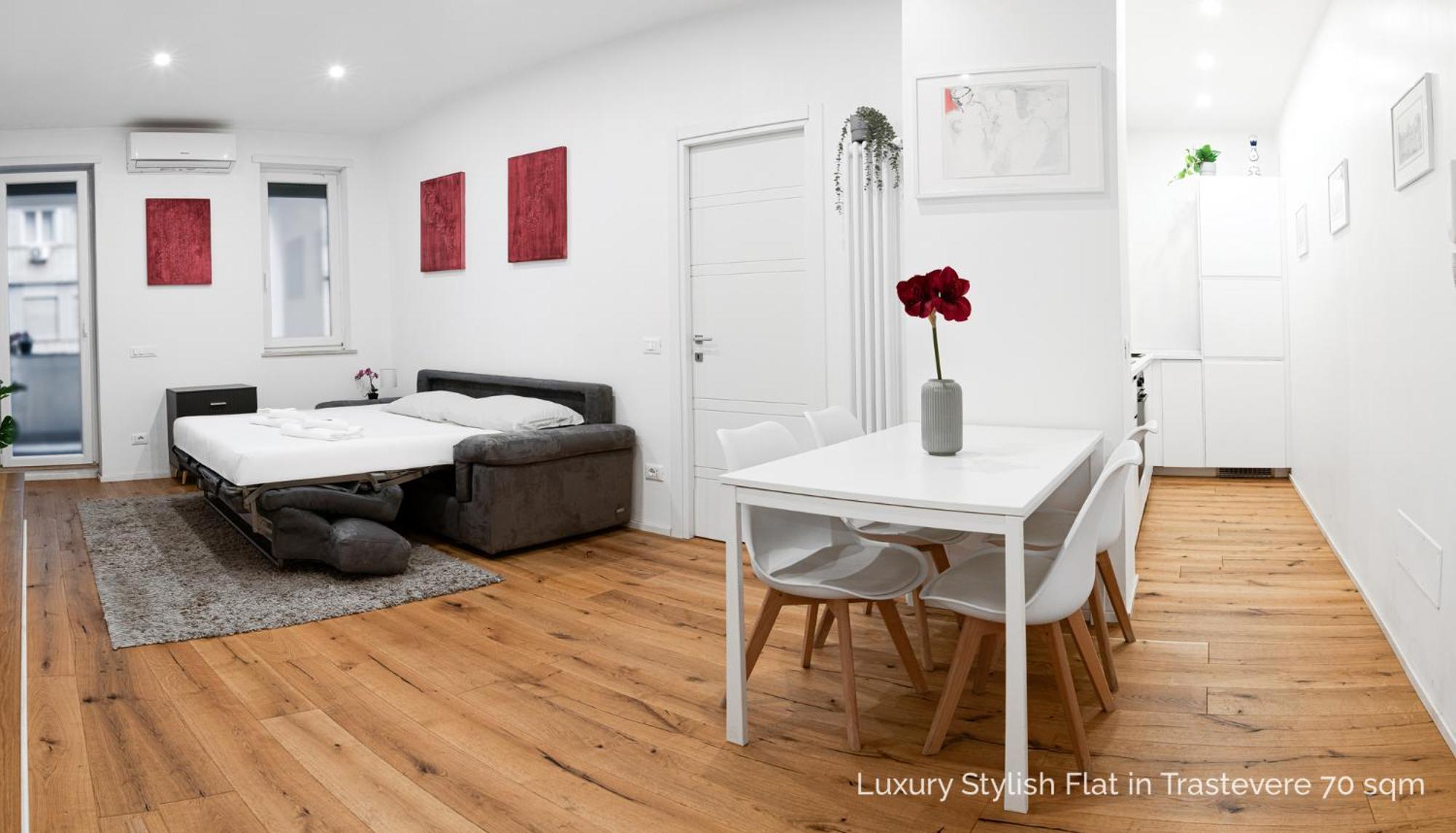 La Dolce Vita - Luxury Stylish Flats In Trastevere 70-90Sqm Рим Екстериор снимка