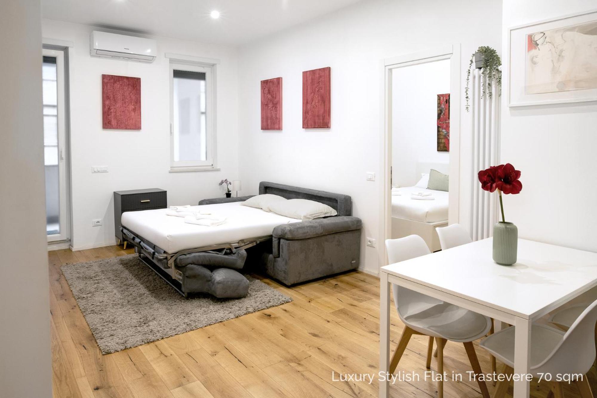 La Dolce Vita - Luxury Stylish Flats In Trastevere 70-90Sqm Рим Екстериор снимка