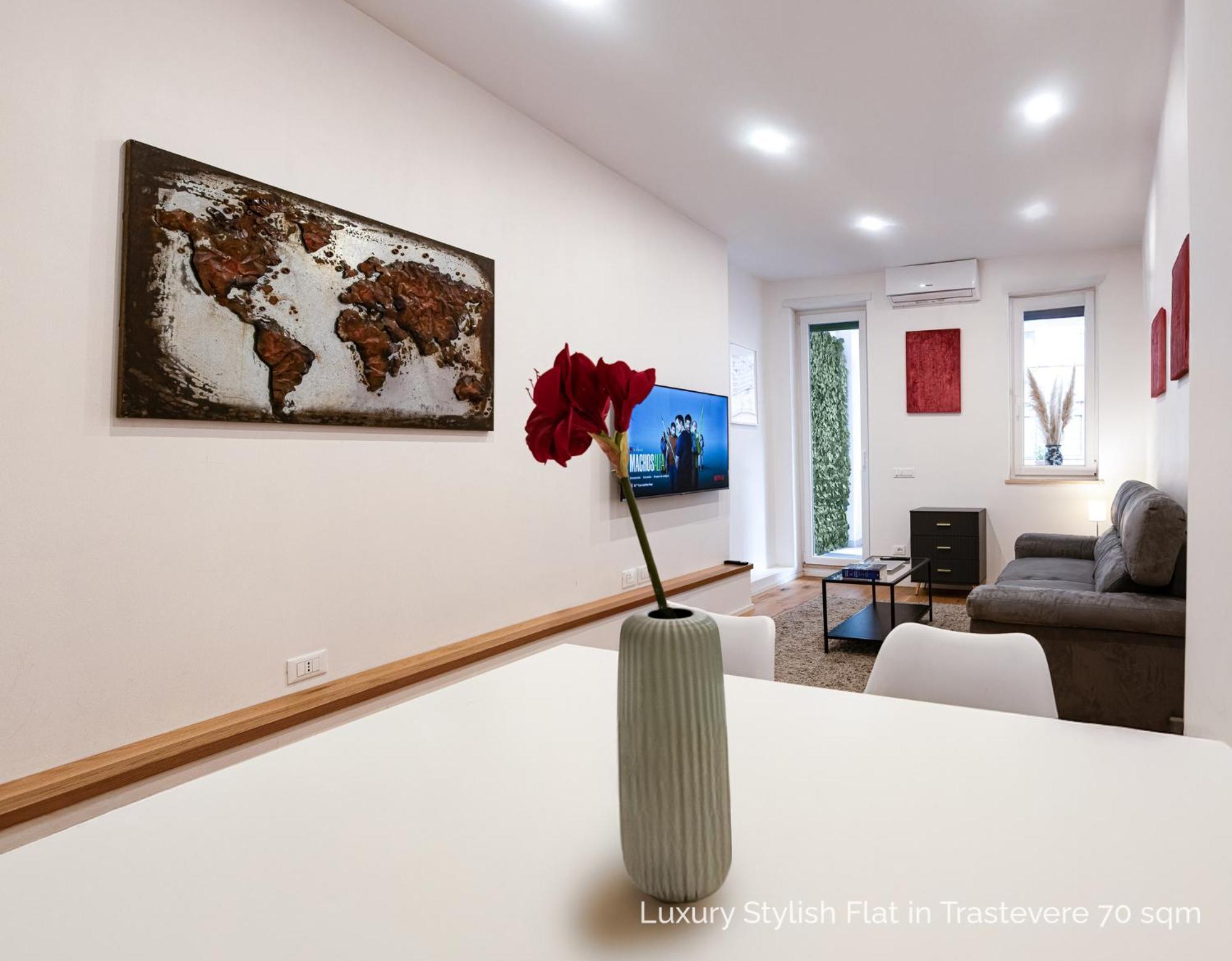 La Dolce Vita - Luxury Stylish Flats In Trastevere 70-90Sqm Рим Екстериор снимка
