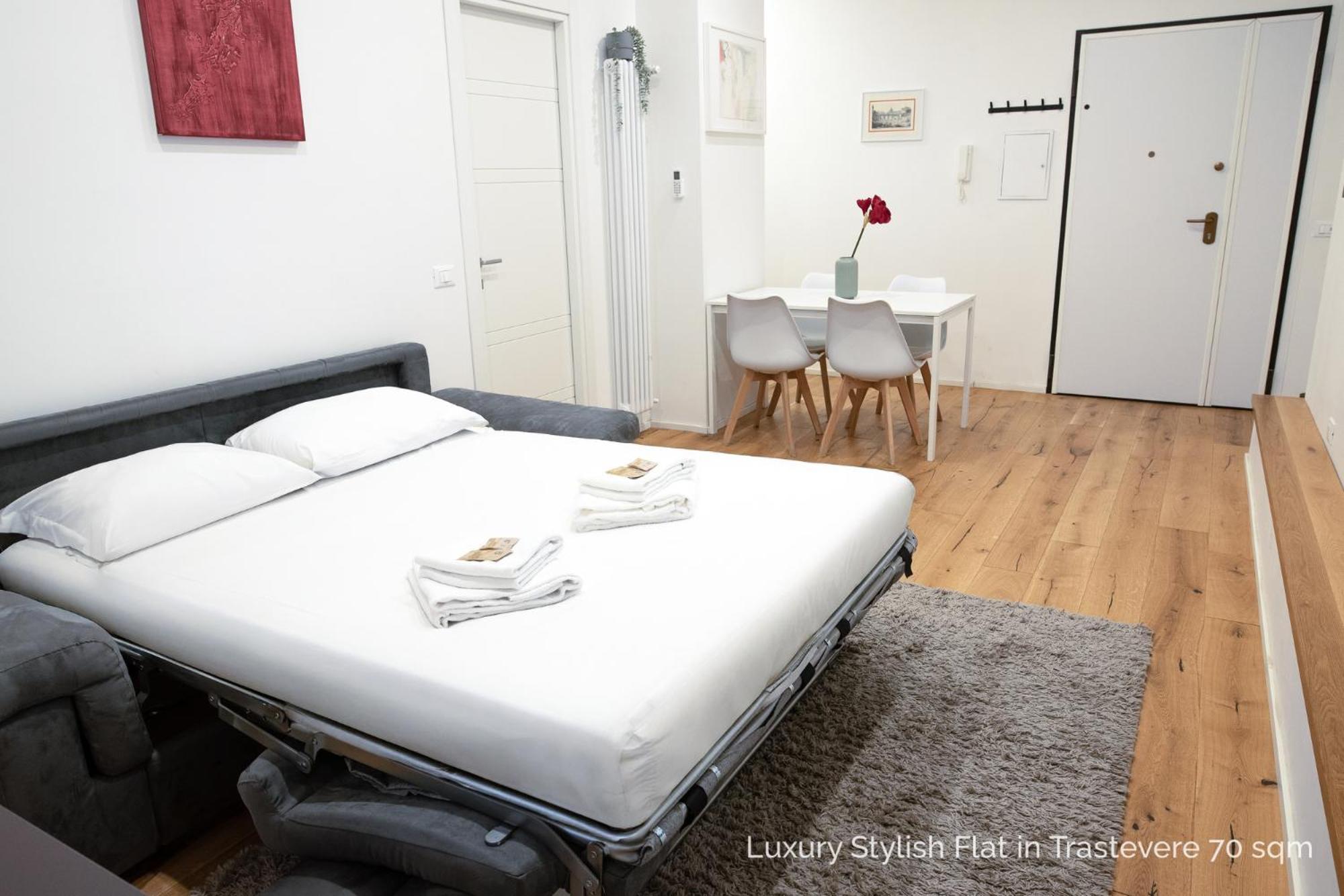 La Dolce Vita - Luxury Stylish Flats In Trastevere 70-90Sqm Рим Екстериор снимка