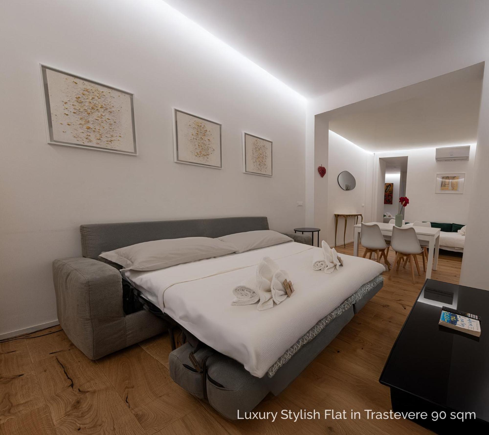 La Dolce Vita - Luxury Stylish Flats In Trastevere 70-90Sqm Рим Екстериор снимка